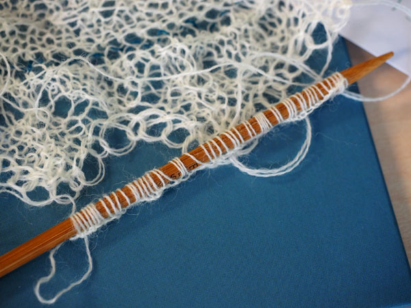 Haapsalu shawl knitting-14