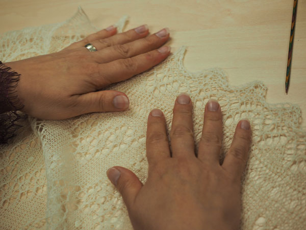 Haapsalu shawl knitting-26